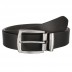 Men's Genuine leather pin buckle belt- Black